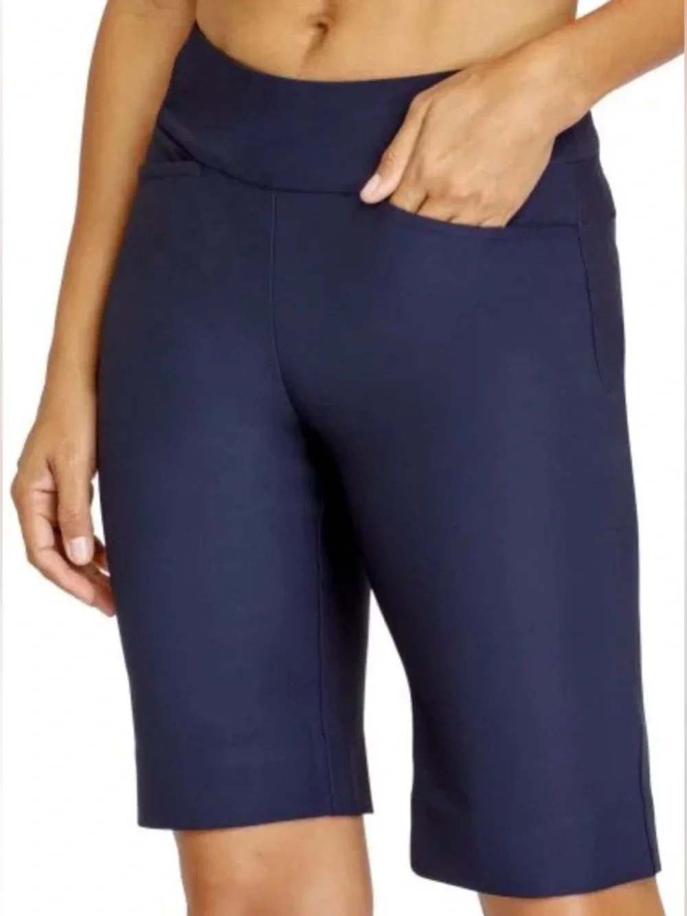 Tail Mulligan Golf Shorts Mid-Length Pull-on Bermuda “Night” GX4322-504X Tennis